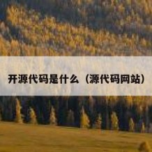 开源代码是什么（源代码网站）