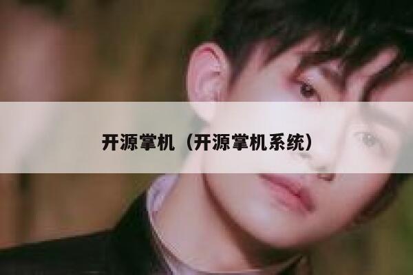 开源掌机(开源掌机系统) 第1张 开源掌机(开源掌机系统) 第1张