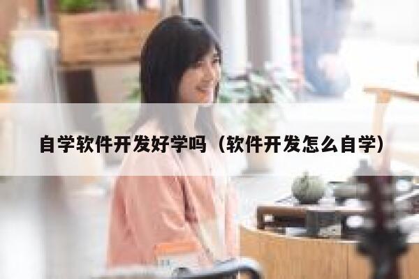 自学软件开发好学吗（软件开发怎么自学） 第1张