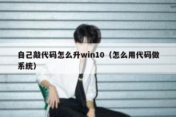 自己敲代码怎么升win10(怎么用代码做系统) 第1张 自己敲代码怎么升win10(怎么用代码做系统) 第1张