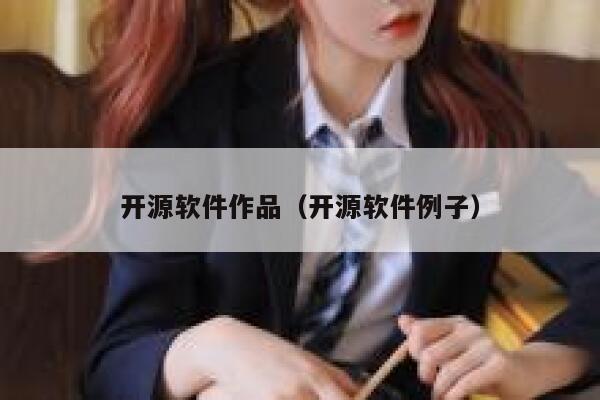 开源软件作品（开源软件例子） 第1张