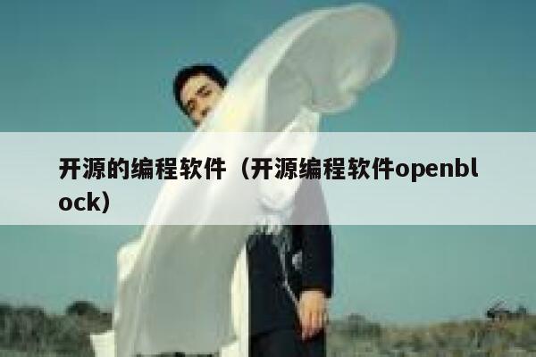开源的编程软件(开源编程软件openblock) 第1张 开源的编程软件(开源编程软件openblock) 第1张