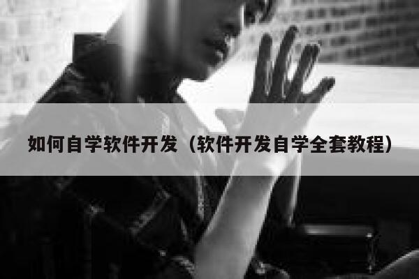 如何自学软件开发(软件开发自学全套教程) 第1张 如何自学软件开发(软件开发自学全套教程) 第1张