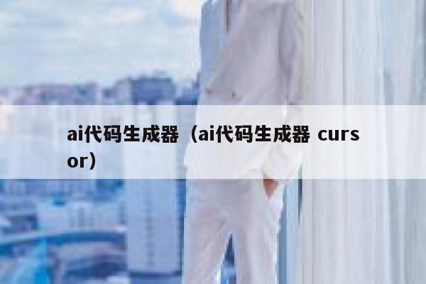 ai代码生成器(ai代码生成器 cursor) 第1张 ai代码生成器(ai代码生成器 cursor) 第1张