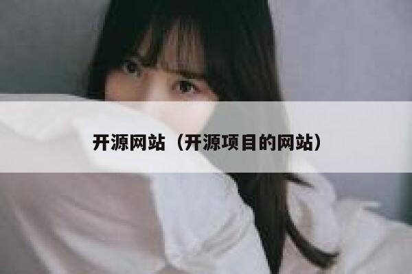开源网站（开源项目的网站） 第1张
