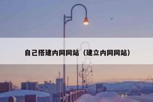 自己搭建内网网站(建立内网网站) 第1张 自己搭建内网网站(建立内网网站) 第1张