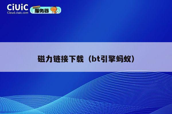 磁力链接下载(bt引擎蚂蚁) 第1张 磁力链接下载(bt引擎蚂蚁) 第1张